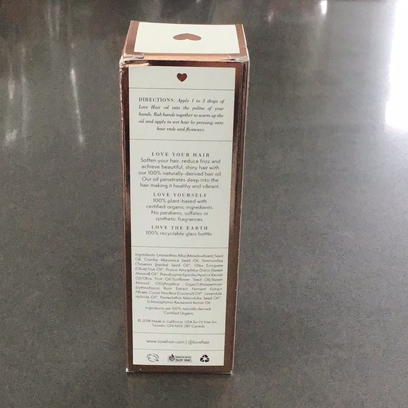 Love Hair NWT Hair Nourishing Oil 2 FL OZ. - Picture 3 of 10